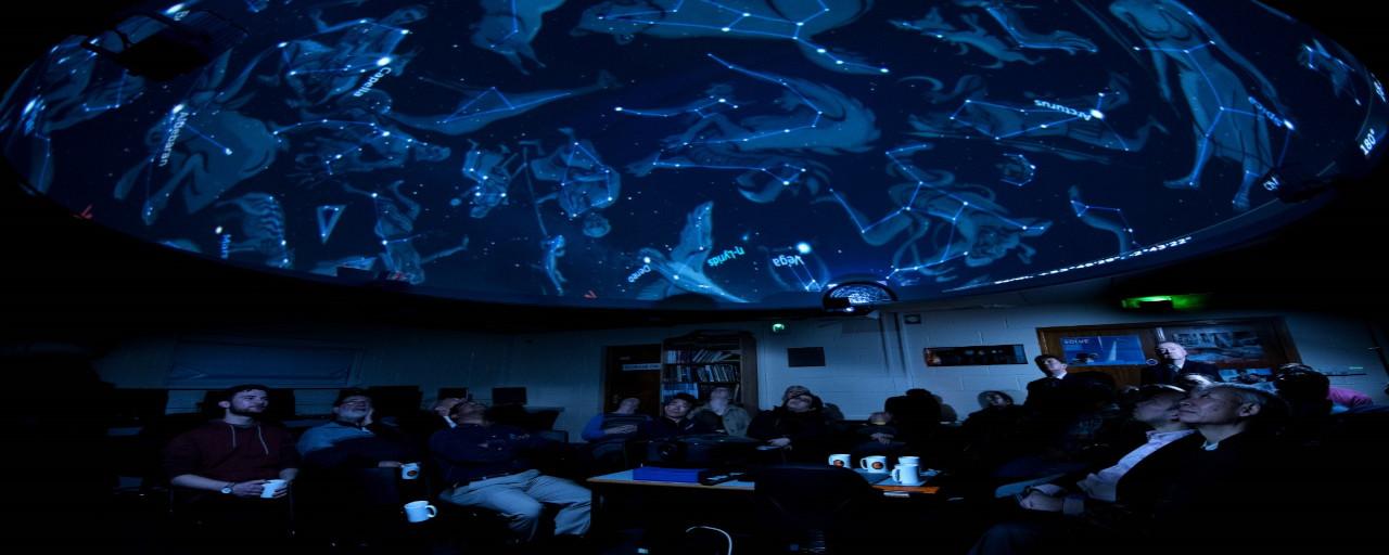 Planetarium show at Alston Observatory, Preston. Image credit: Mark Norris